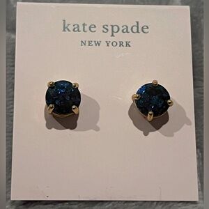 Beautiful blue stone earrings by Kate Spade
